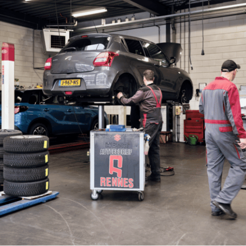 Werkplaats van garagebedrijf van Rennes